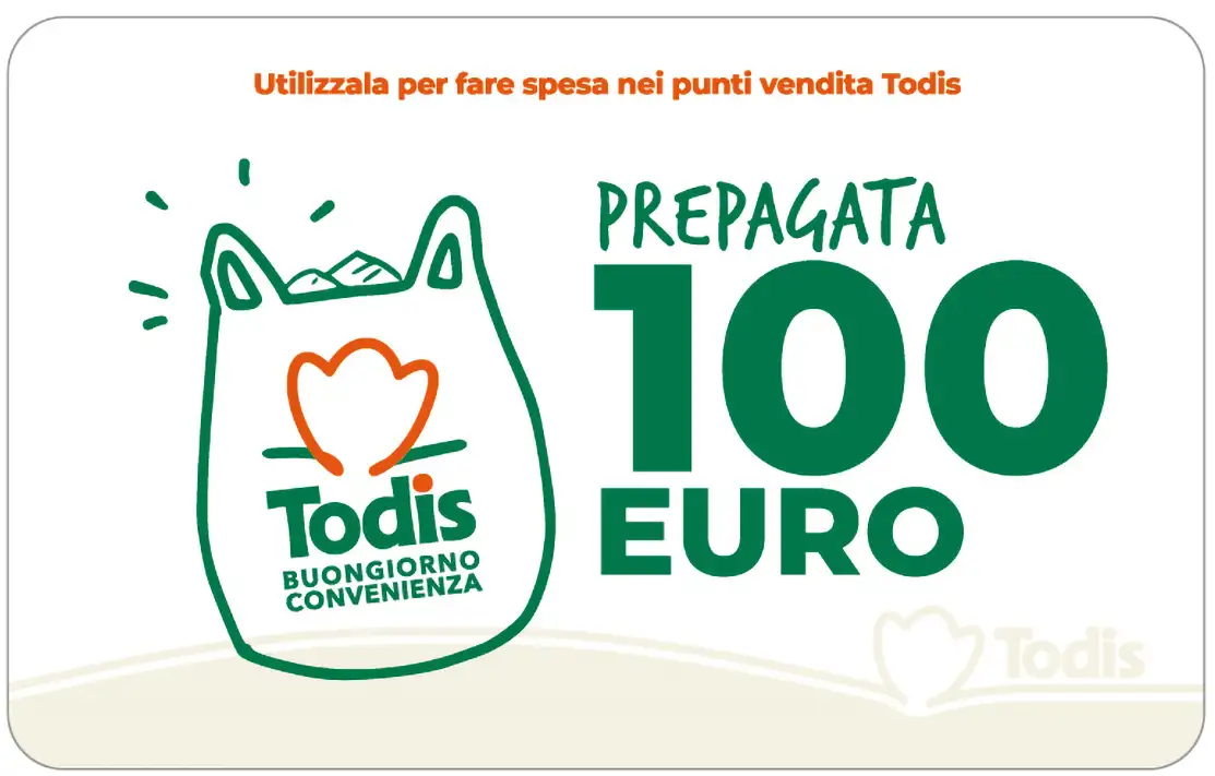 Prepagate Todis 100 euro