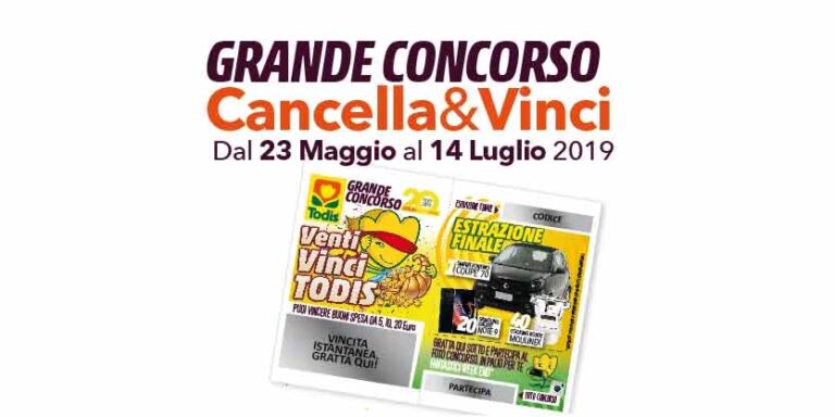 Grande concorso Cancella&Vinci