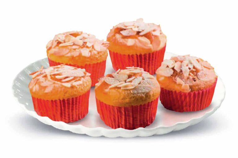 muffin alle albicocche fresche con mandorle