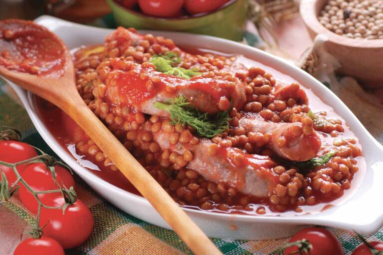 lenticchie e salsiccia