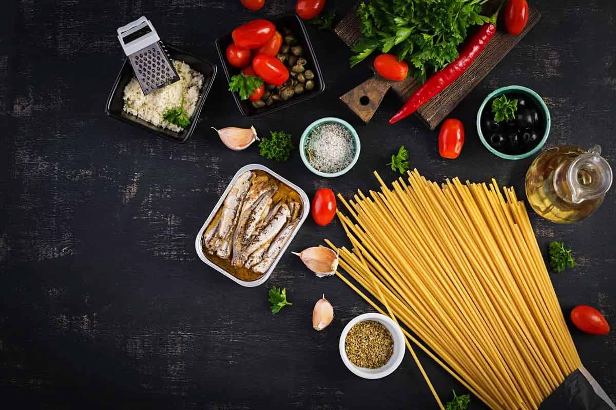 Pasta con le alici