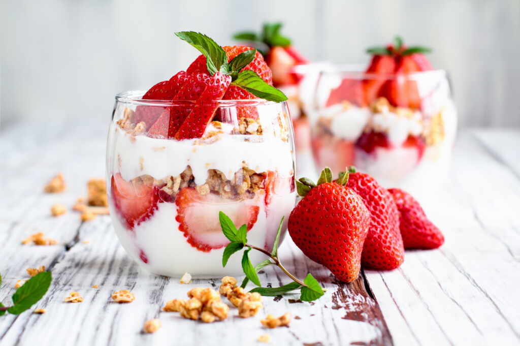 dolci con fragole senza cottura