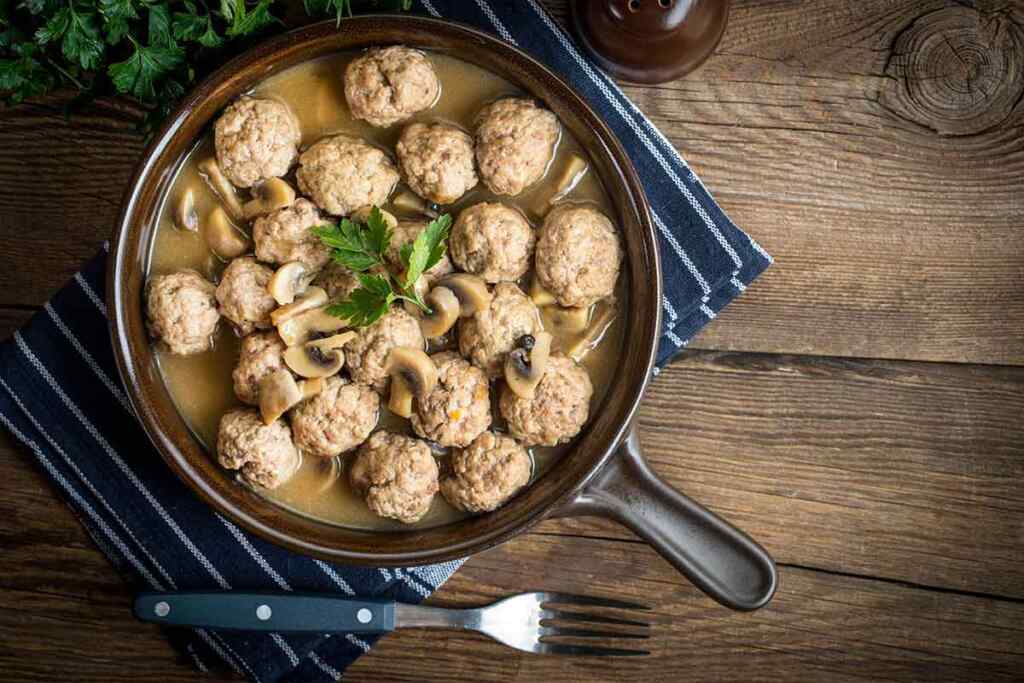 polpette funghi porcini