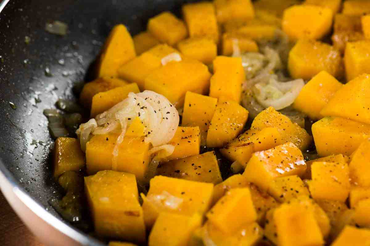 zucca in padella light