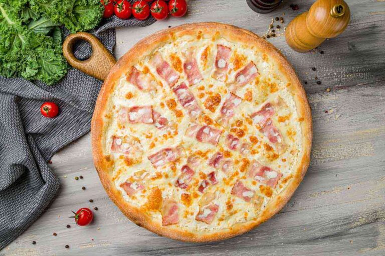 pizza alla carbonara