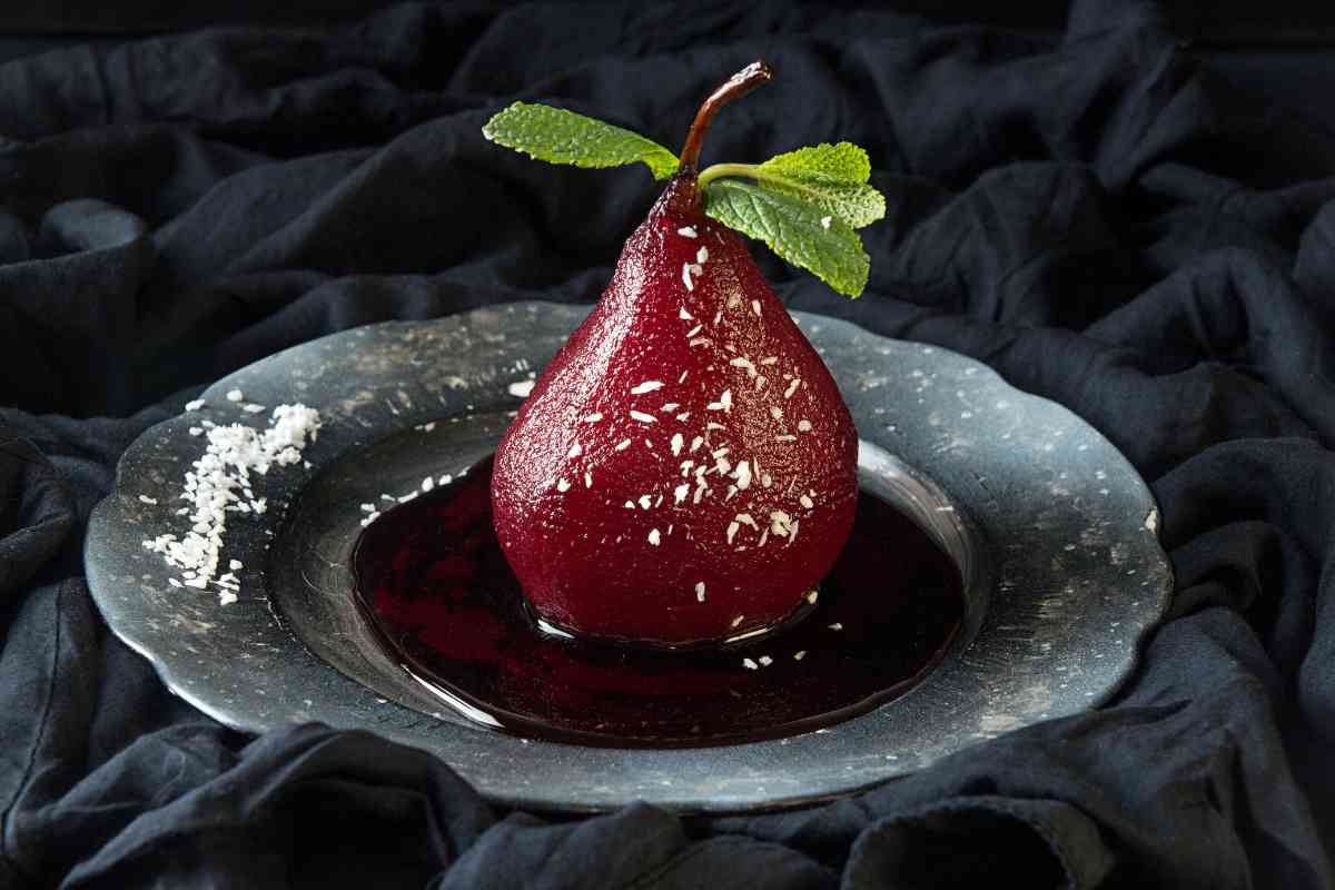 pere al vino rosso