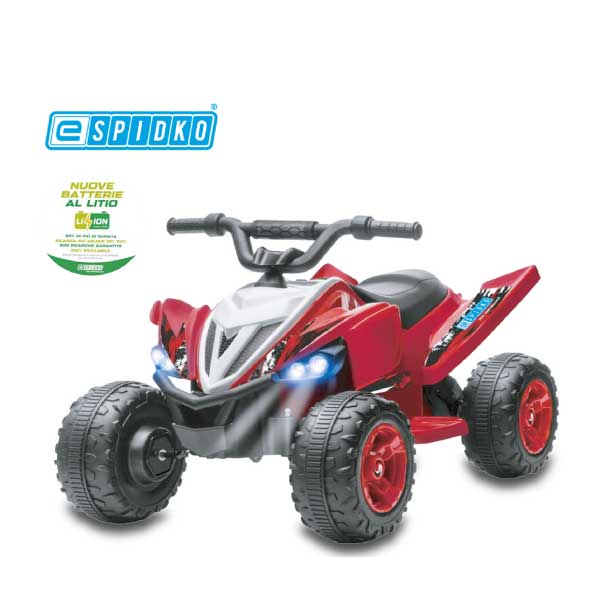 QUAD BT LI-ION 12V 4,5AH ROSSO