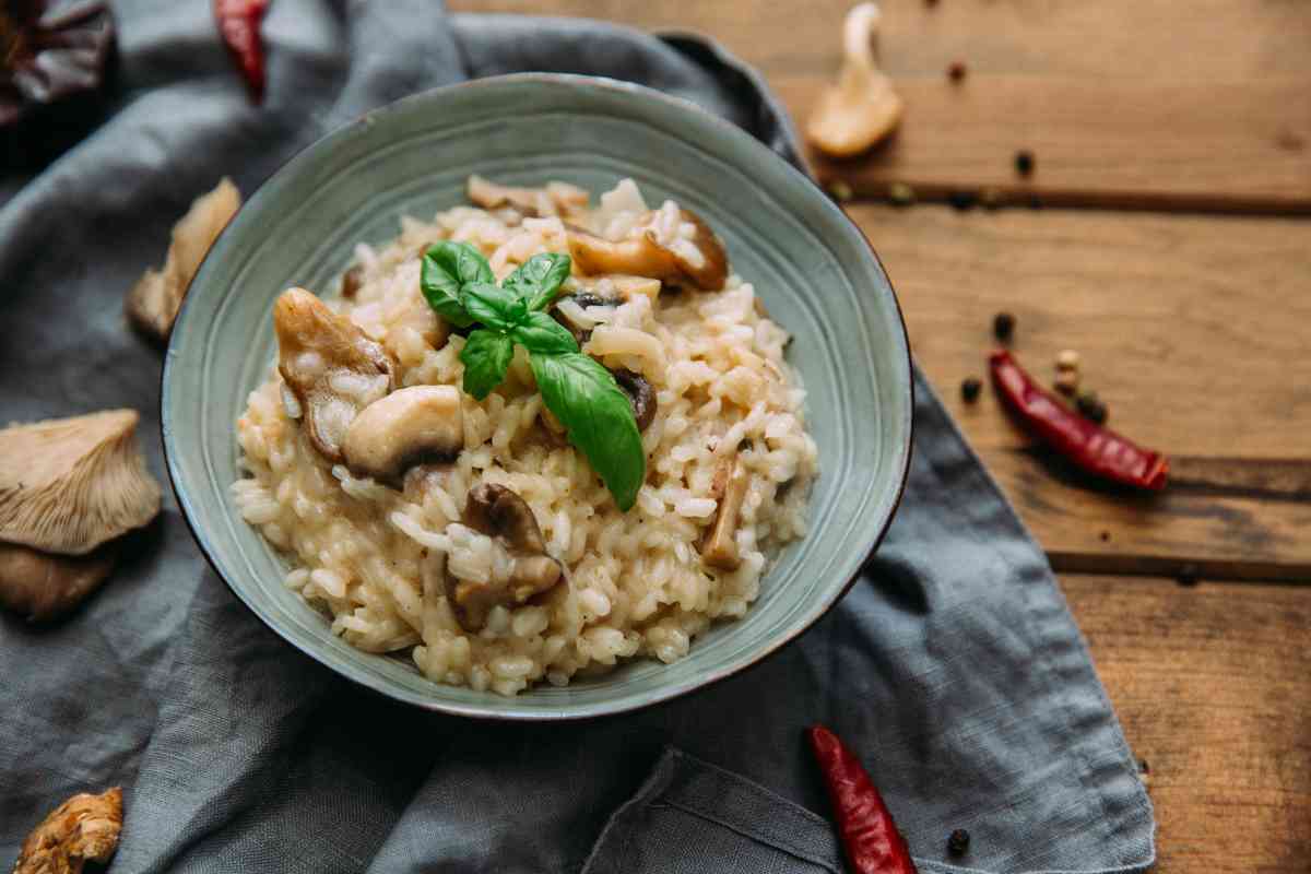 risotto con i funghi