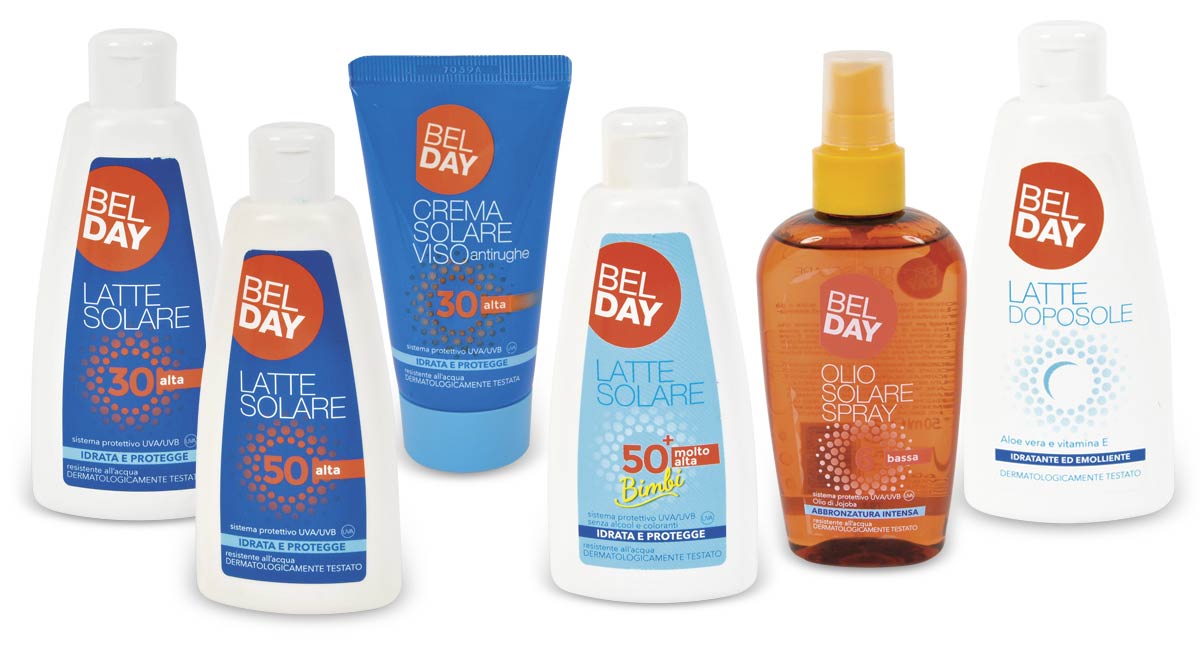 Linea di creme solari