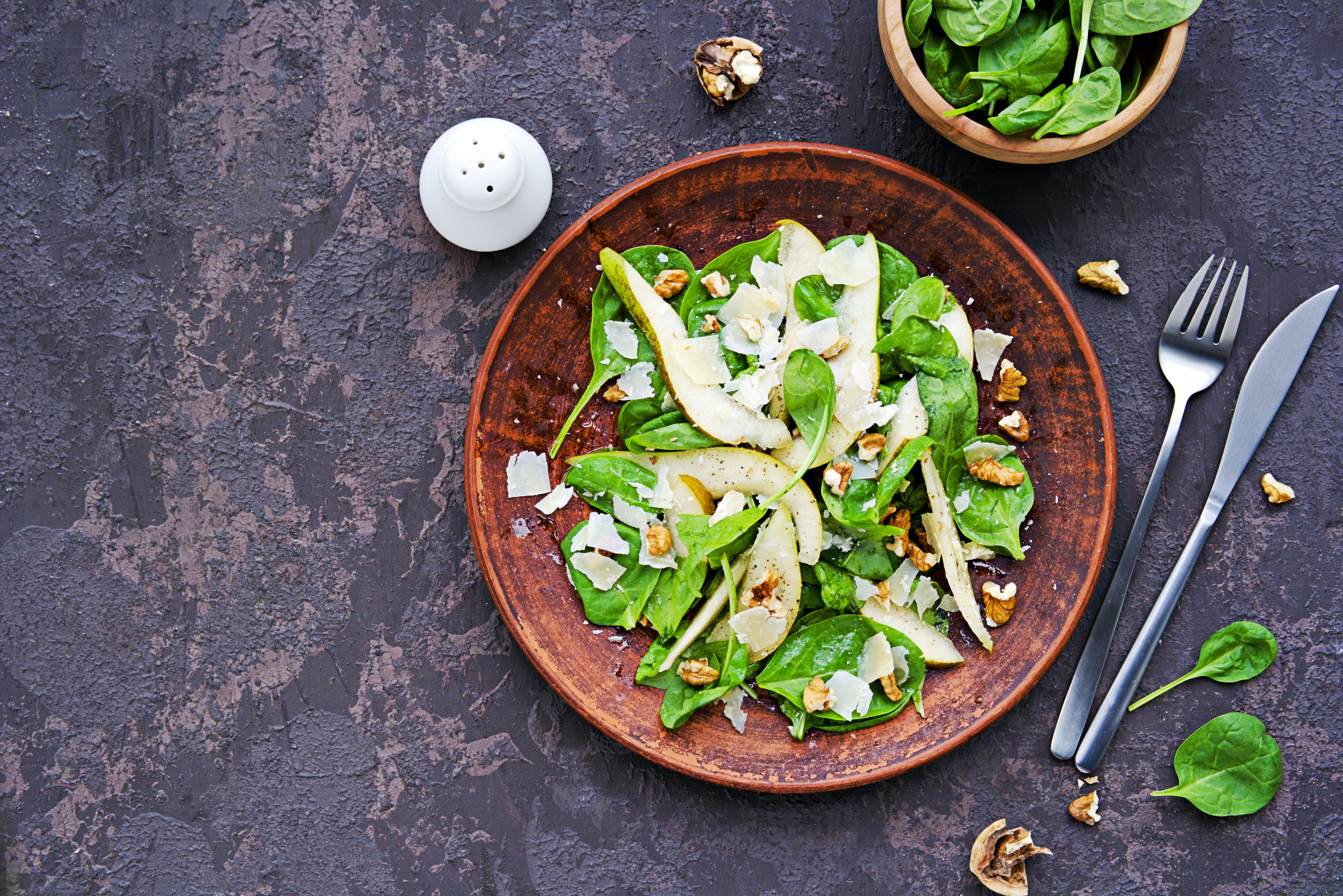 insalata spinaci crudi