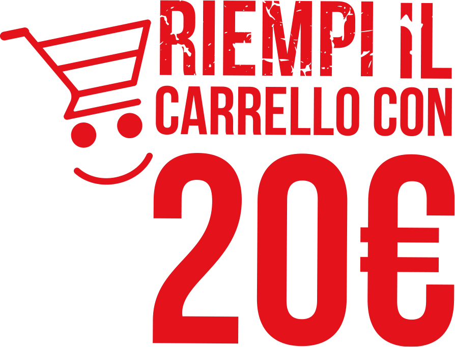 riempi il carrello con 20 euro
