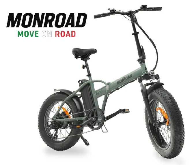 Bici elettrica verde