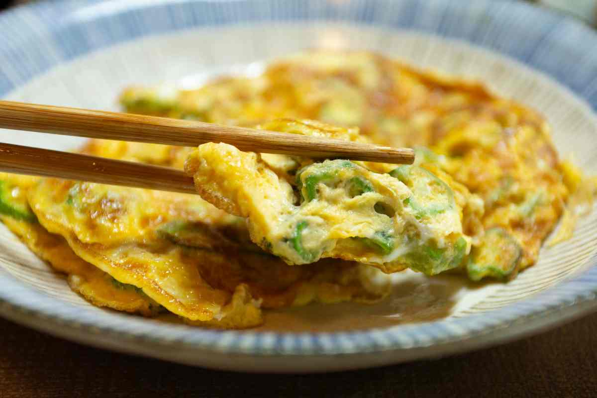 frittata di fagiolini